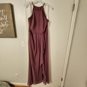 Bridesmaid dress. David's Bridal Celebrate. Chianti. Size 12.